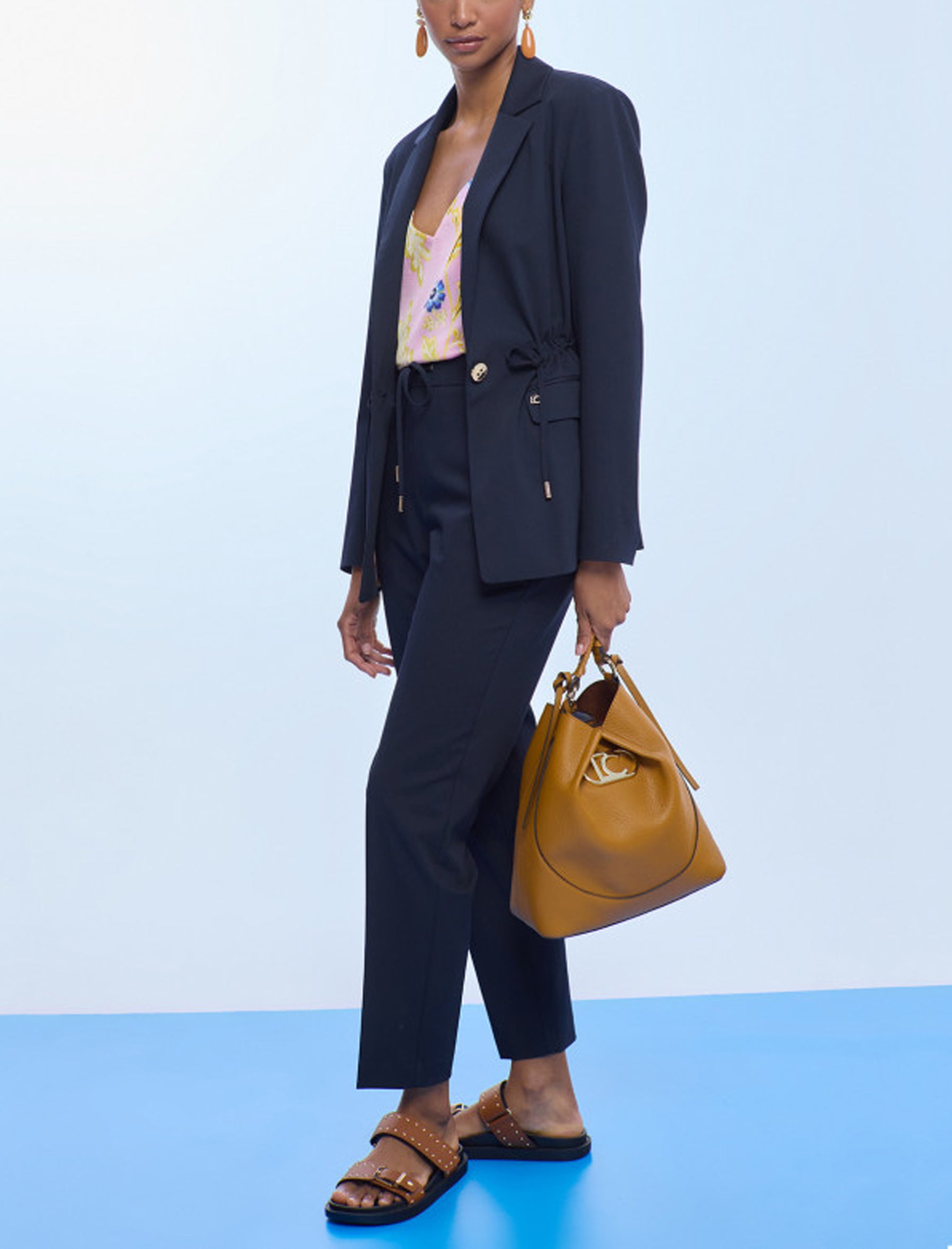 Jogger con cerniere Lola Casademunt LS2614048 Navy