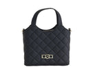 Borsa a mano Marc Ellis Flat Teen Donna Black Light Gold - Vista frontale