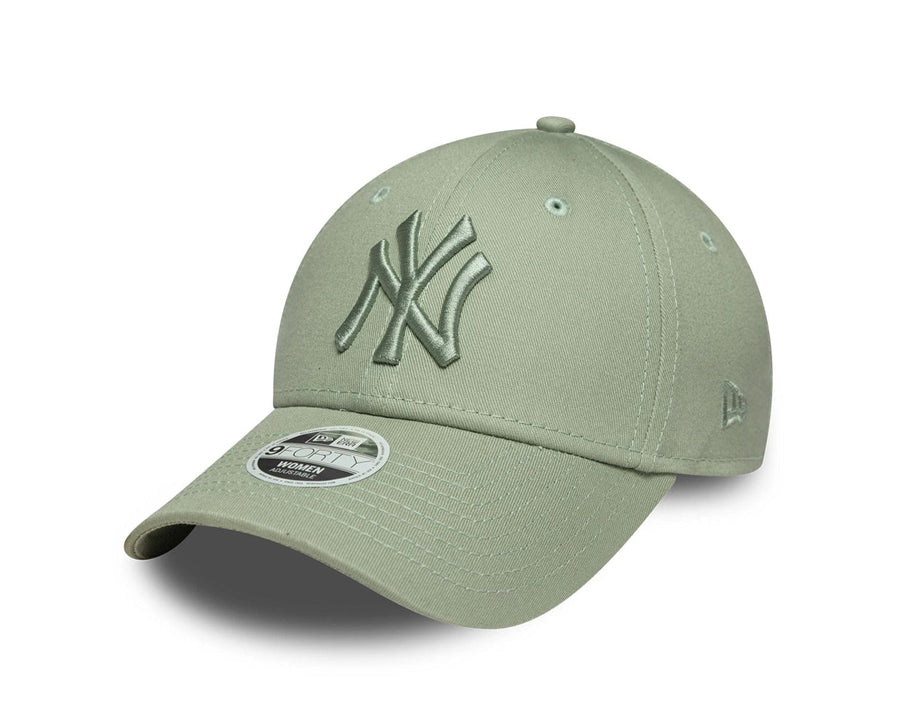Cappello New Era 9FORTY New York Yankees MLB League Essential 60771732 Verde Pastello Donna