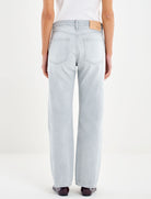 Vista posteriore jeans donna Vicolo Zoe DAB5110 denim grigio – tasche posteriori, fit regular