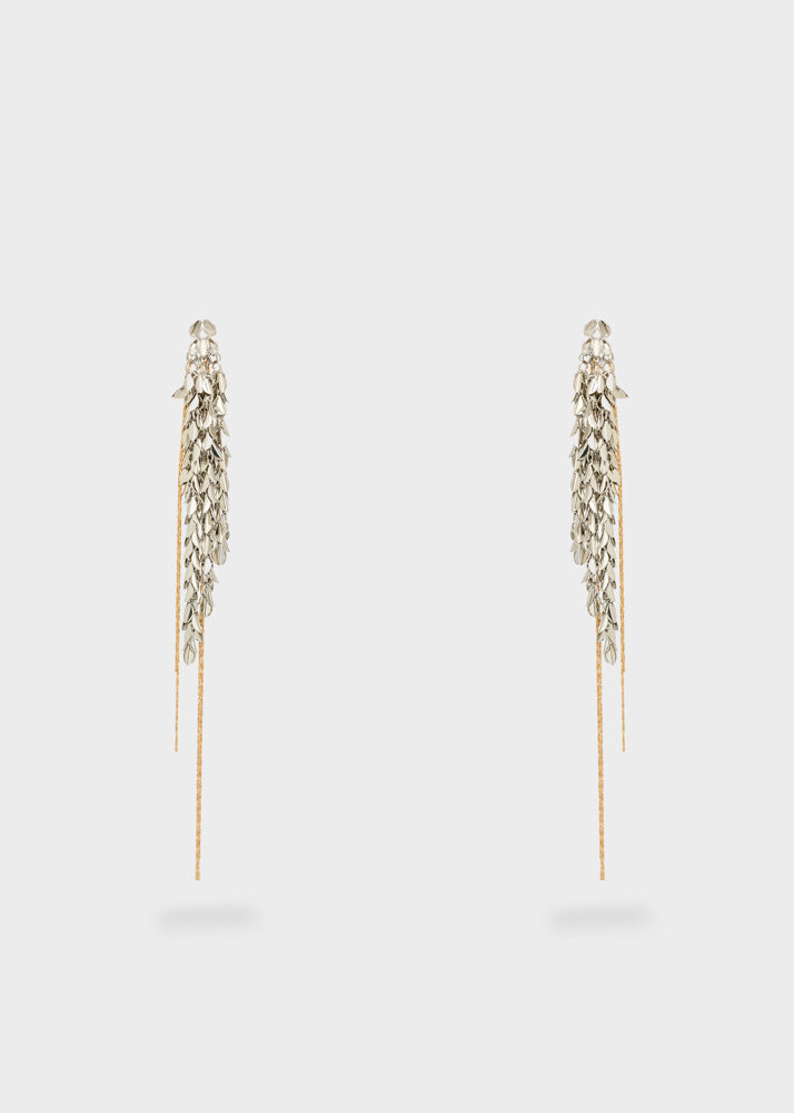 Orecchini Nalì Foglie EMOR1841 Oro/Argento