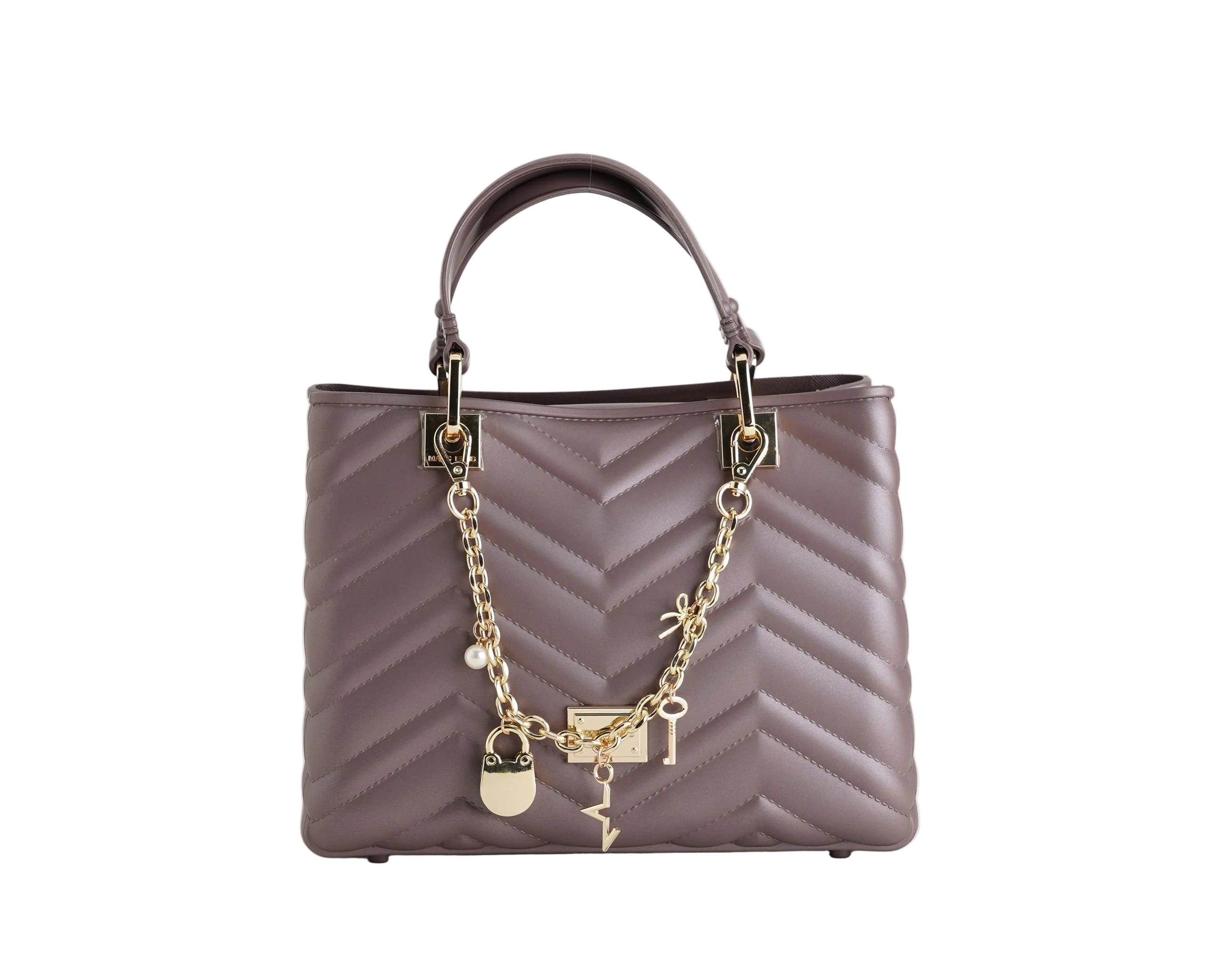 Borsa a mano Marc Ellis Krissy Wave M 27 Burgundy/Light Gold Donna