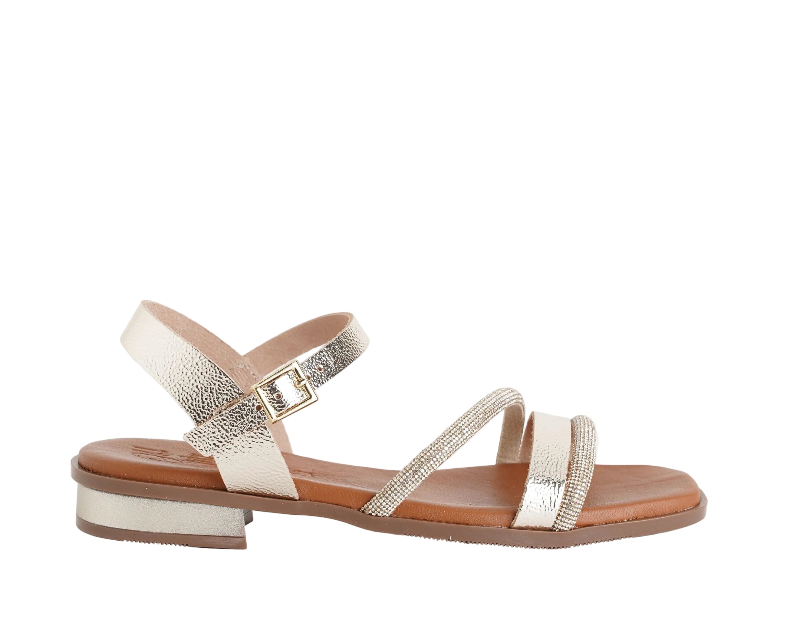 `Sandalo basso Oh My Sandals 5871 Champagne Donna`