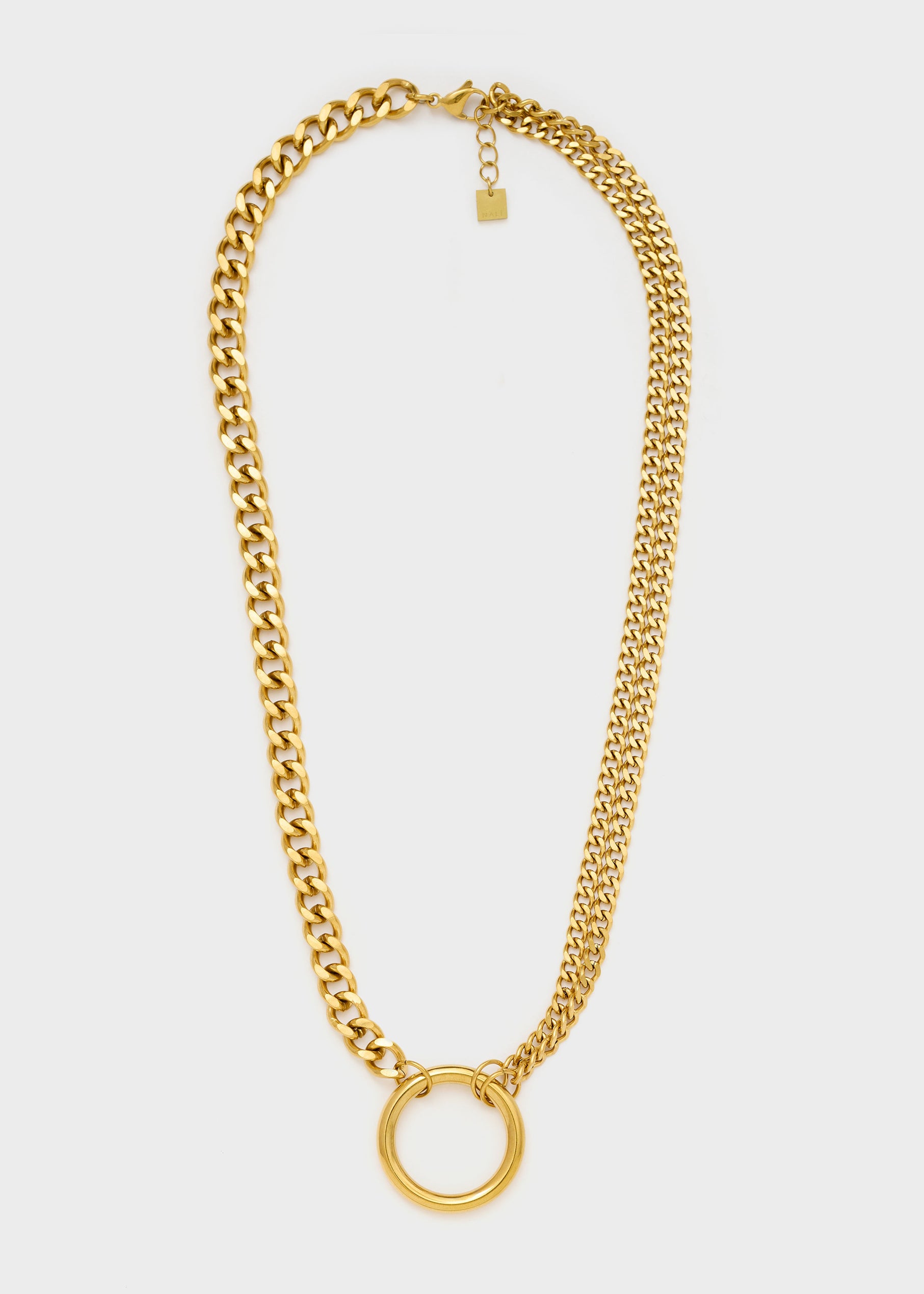 Collana Con Catene E Anello Nali' YACL0019 Oro Donna
