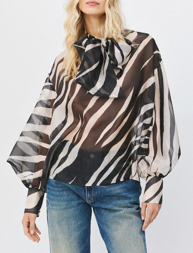 Camicia animalier Access Fashion 64-2075 Zebra Donna