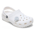 Jibbitz Crocs Purple Flower With SMT Pearl CR.5837 JIB viola multicolore - Charm fiore con perla accessori scarpe Crocs unisex