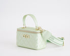 Borsa a mano Marc Ellis Flat Sunkiss Donna Soft Green Light Gold – Vista laterale