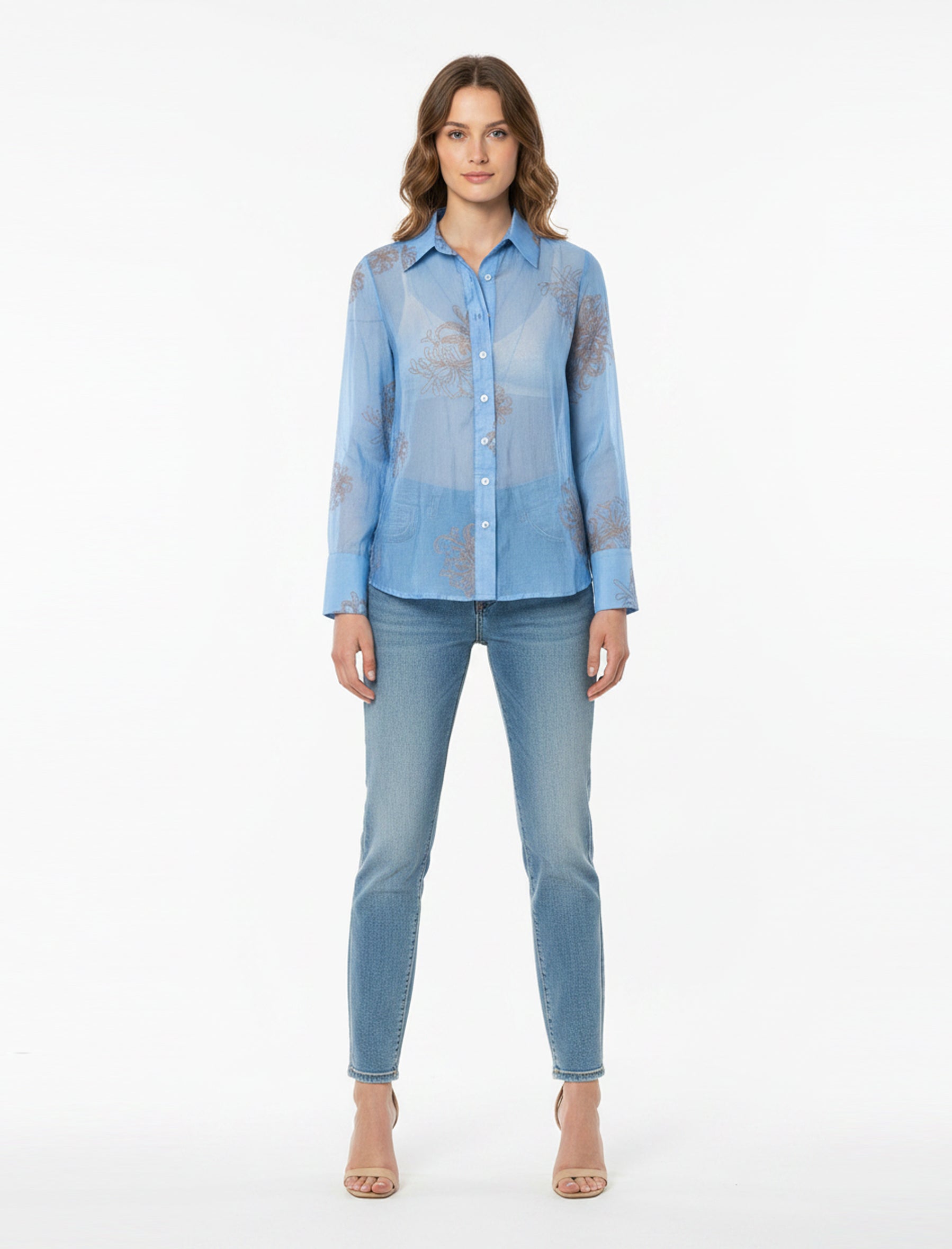 Camicia Anonyme Miami A16SB040 Sky