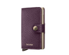 Portafoglio Secrid MPE-Grape colore Grape – miniwallet in pelle con protezione RFID e chiusura a bottone
