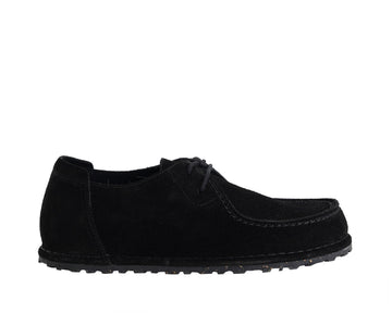 Birkenstock Utti Lace N mocassino camoscio nero uomo
