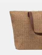 Borsa shopper in rafia Twinset 261LB7BBB Paglia 