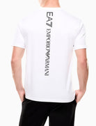 T-Shirt AF10375 EA7 EMPORIO ARMANI colore White Black M0003 