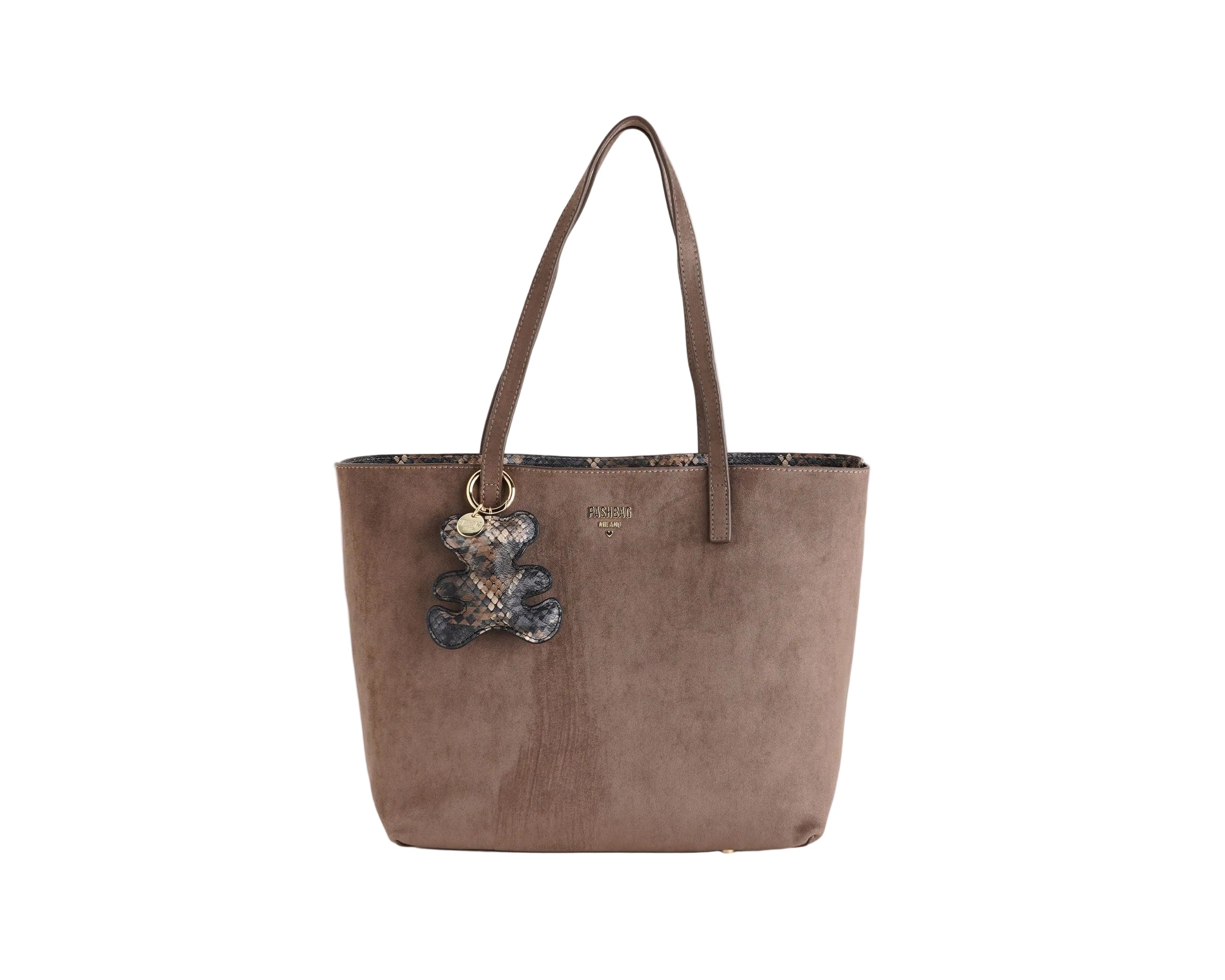 Shopping bag Pashbag Kate 20237-VEN-W6B-P  Taupe Donna