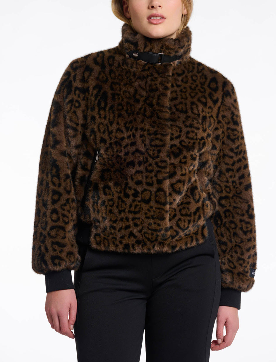 Giacca corta RINO&PELLE Ambra.7012511 Leopard Donna