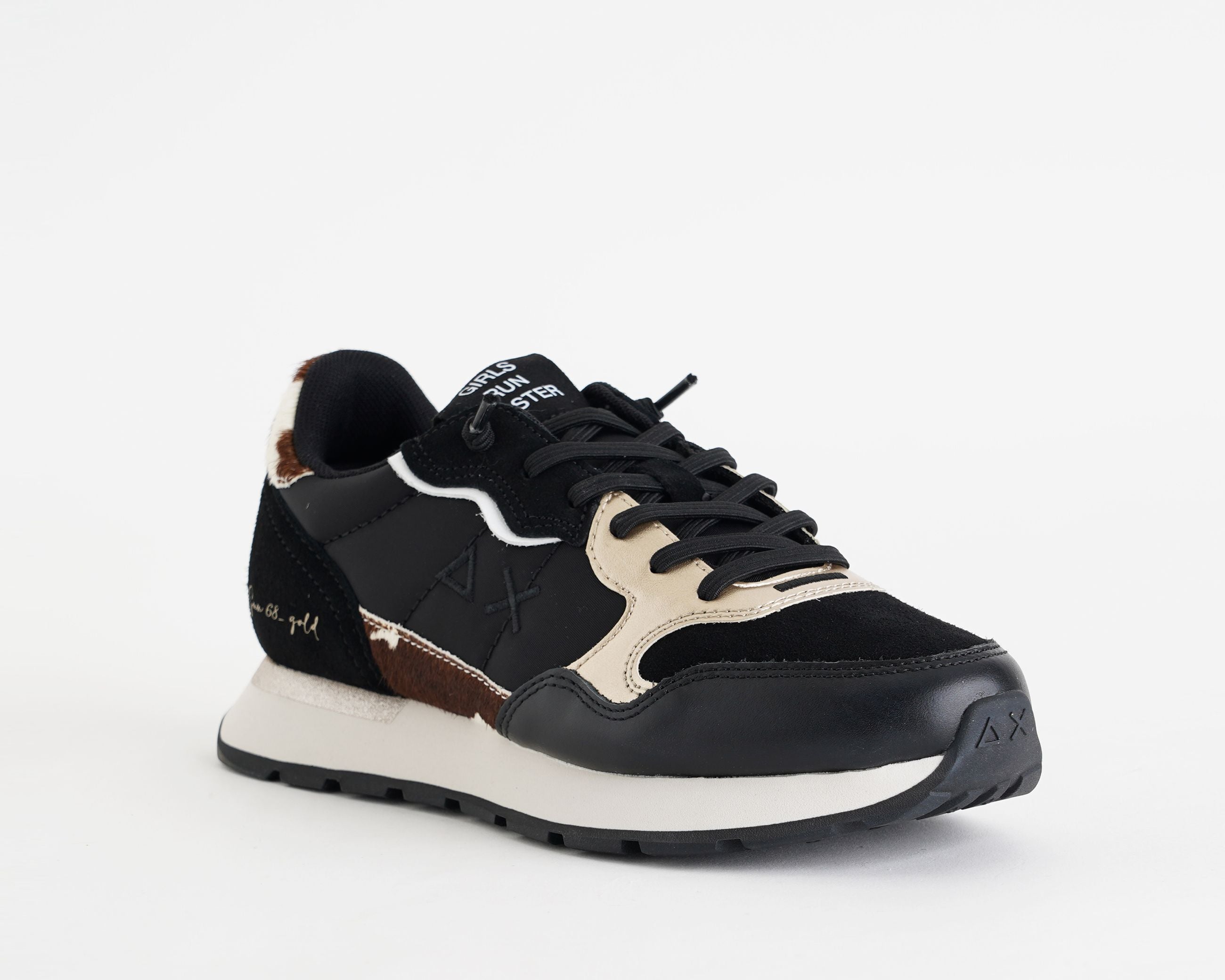 Sneakers Sun68 Ally Mix Materials Z46205 Nero
