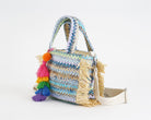 Borsa Marc Ellis Buby S. Claire S Multicolor Sky - Vista Laterale
