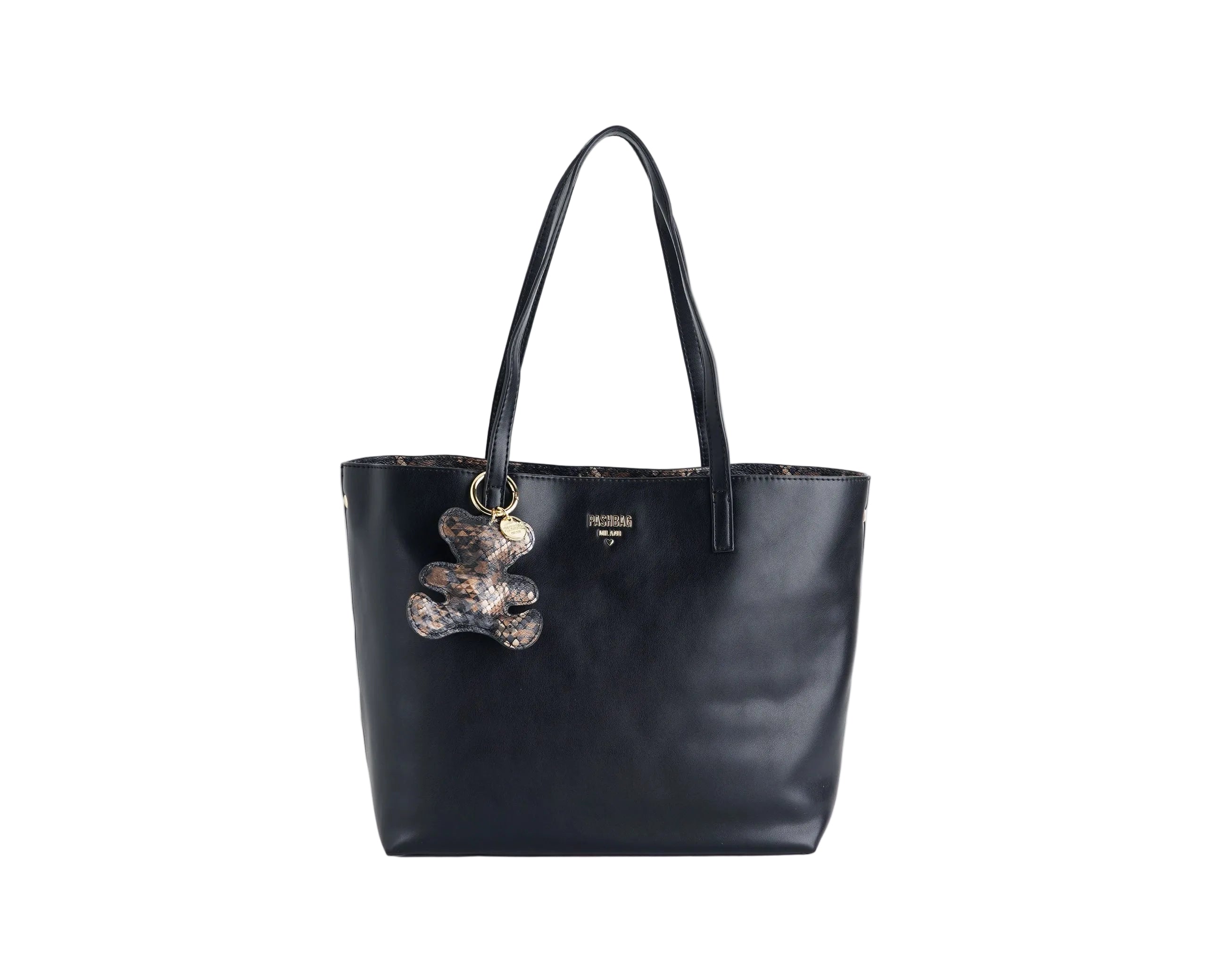 Shopping bag Pashbag Kate 20238-VEN-W6B-P Nero Donna