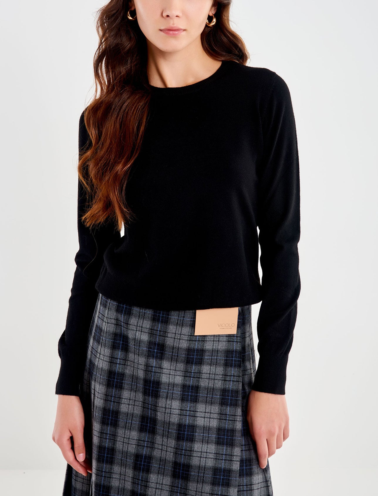 Pullover girocollo basic VICOLO 44011F Donna