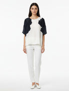 Blusa Anonyme Leaf A76SB087 Nero