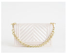 Borsa a spalla Marc Ellis Flat S Donna Light Rose Matt Gold - Vista posteriore