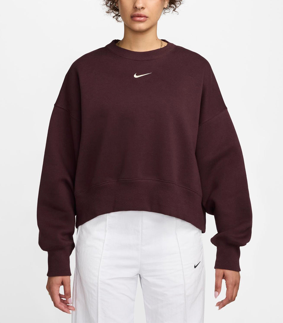 Felpa girocollo NIKE DQ5761-652 Bordeaux Donna