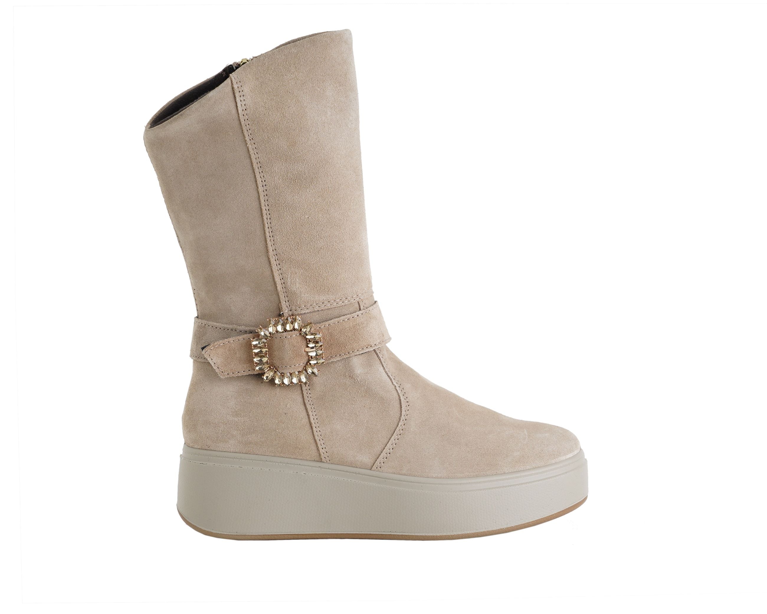 Stivali con platform IGI&CO 8671311 Biscotto Donna