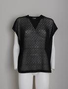 Maglia in lurex Anonyme K46SB301 Black