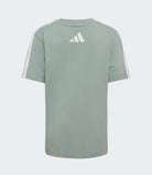 Adidas Collegiate Set Wonder Sage HZ0881 – Completo t-shirt e shorts bambino 100% cotone jersey