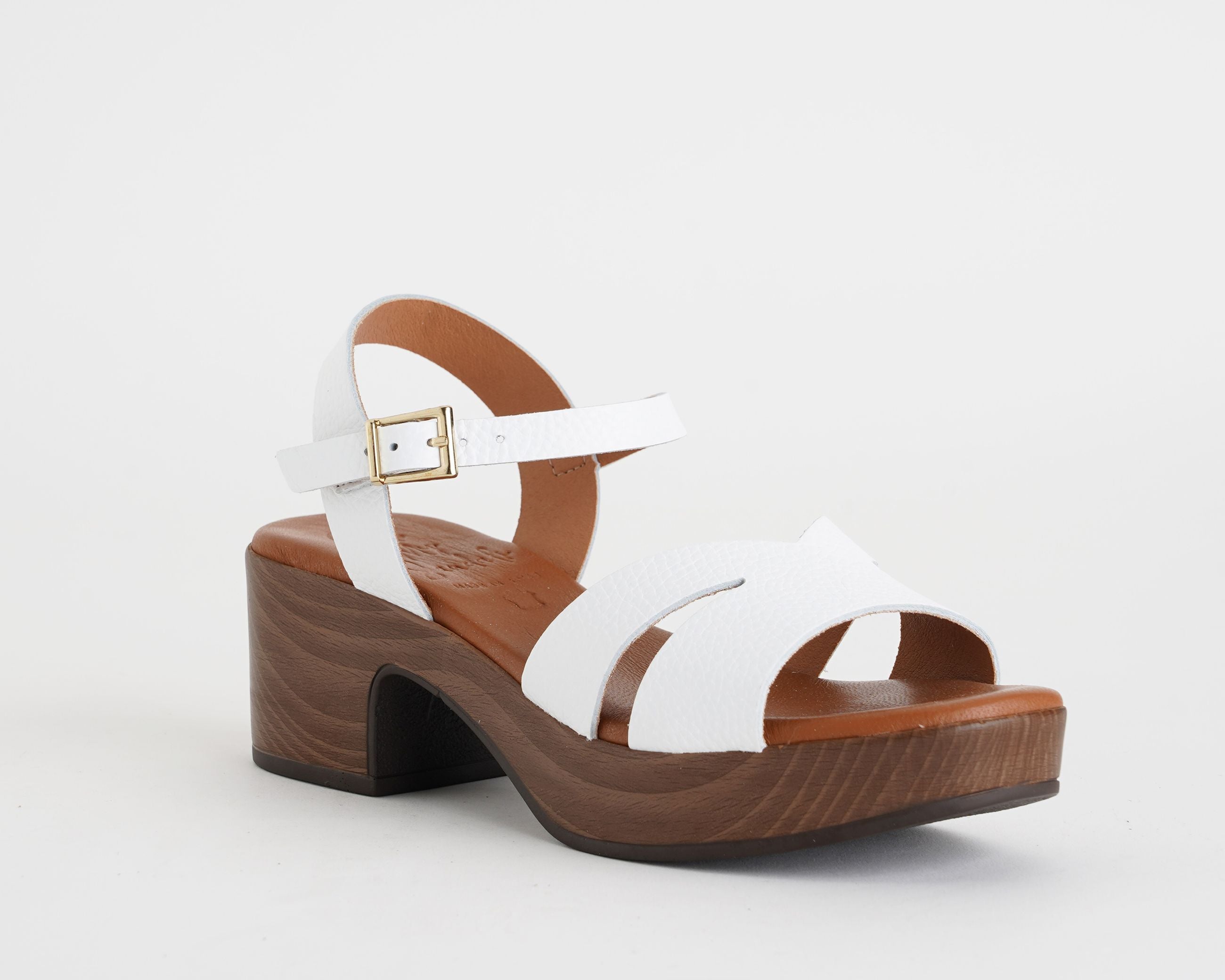 `Sandalo con tacco Oh My Sandals 5921 Blanco Donna`