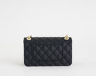 Borsa a spalla Marc Ellis Flat Falcon XS Donna Black Light Gold - Vista posteriore