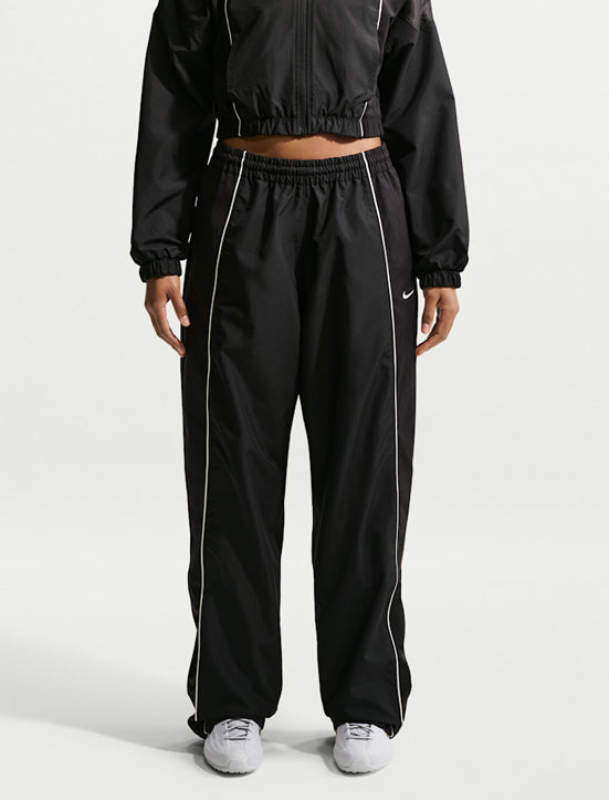 Pantaloni da tuta oversize a vita media Nike IF0218-010 Black/Sail Donna