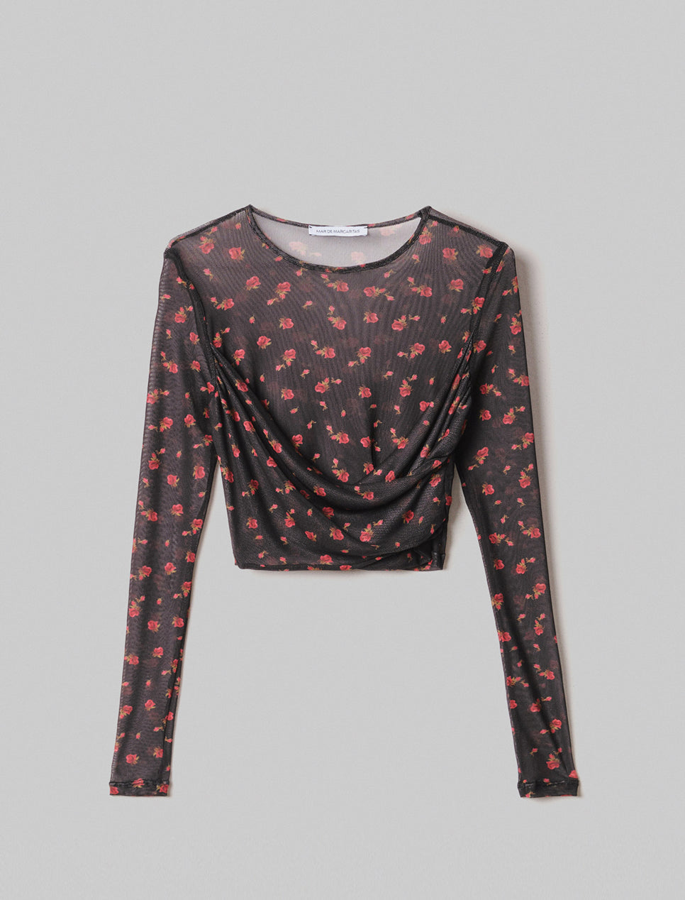 Top MAR DE MARGARITAS Corinna MMABW01361 Burgeon Nero Donna