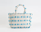Borsa a spalla Marc Ellis Buby M Indy 26 Variant 06 – vista posteriore, retro in cotone intrecciato con patch logata
