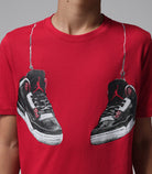 Jordan Hanging AJ3 T-Shirt Gym Red 95F483-R78 – T-shirt bambino unisex grafica Air Jordan 3