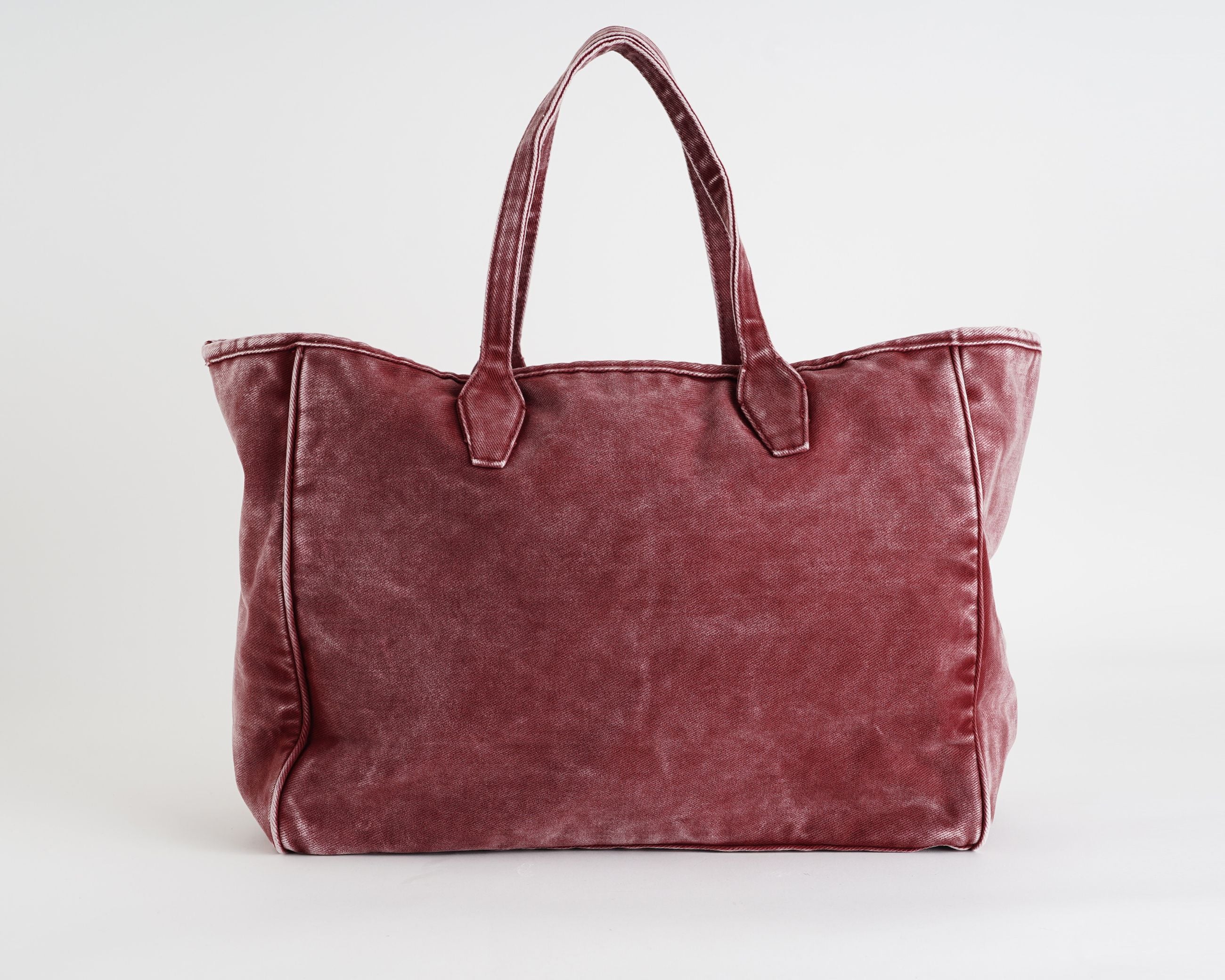 Borsa mare in cotone canvas Sundek AW030ABCV400 Deep Scarlet
