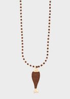 Collana lunga Nalì Partenope KACL0021 Oro/Marrone 