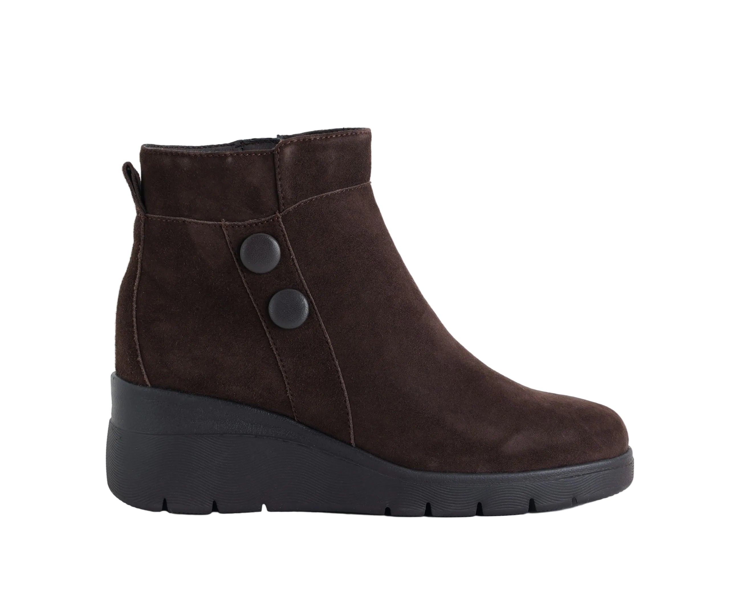 Stivaletti in camoscio Melluso K55315. Moro Donna