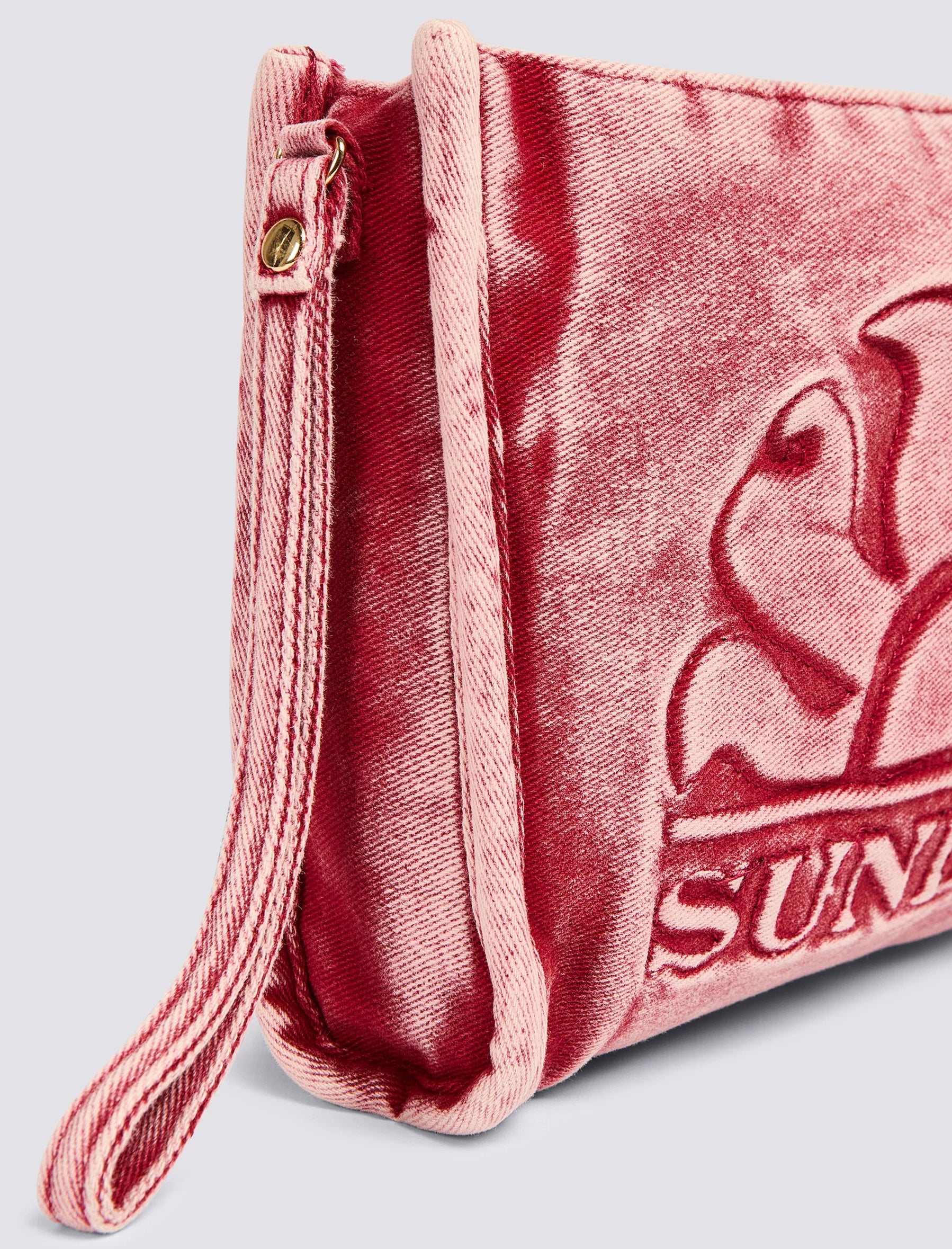 Pochette in canvas Sundek AW920ABCV400 Deep Scarlet