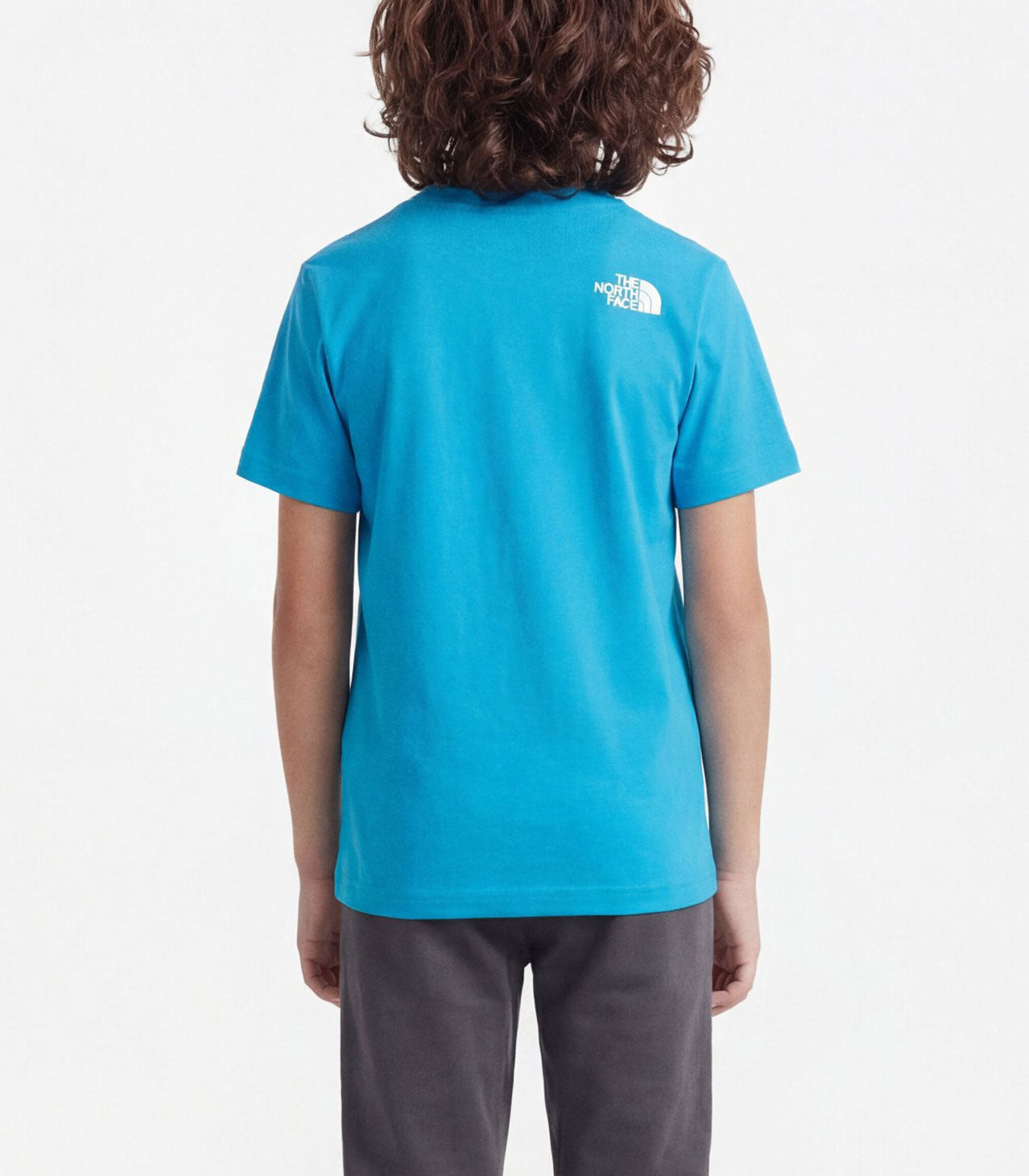 T-shirt The North Face Simple Dome Regular NF0A87T4D7R1 unisex bambino colore blu Meridian Blue