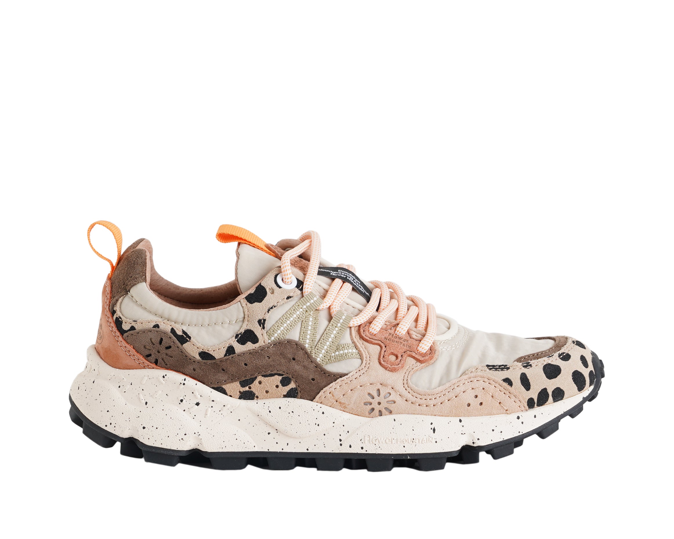 Sneakers FLOWER MOUNTAIN Yamano 3 Uni 2017818-27-1E53 Beige-Milk-Light Brown Donna