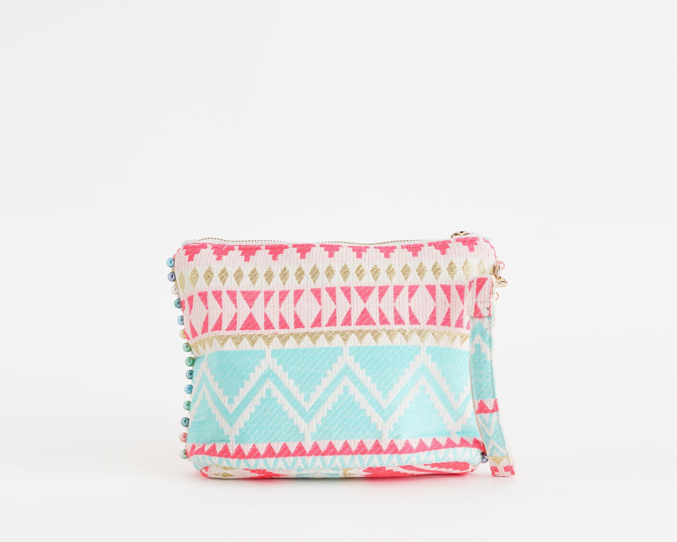 Pochette Marc Ellis Cassy Indy 26 Donna Variant 03 – vista posteriore, retro con patch logata e chiusura zip
