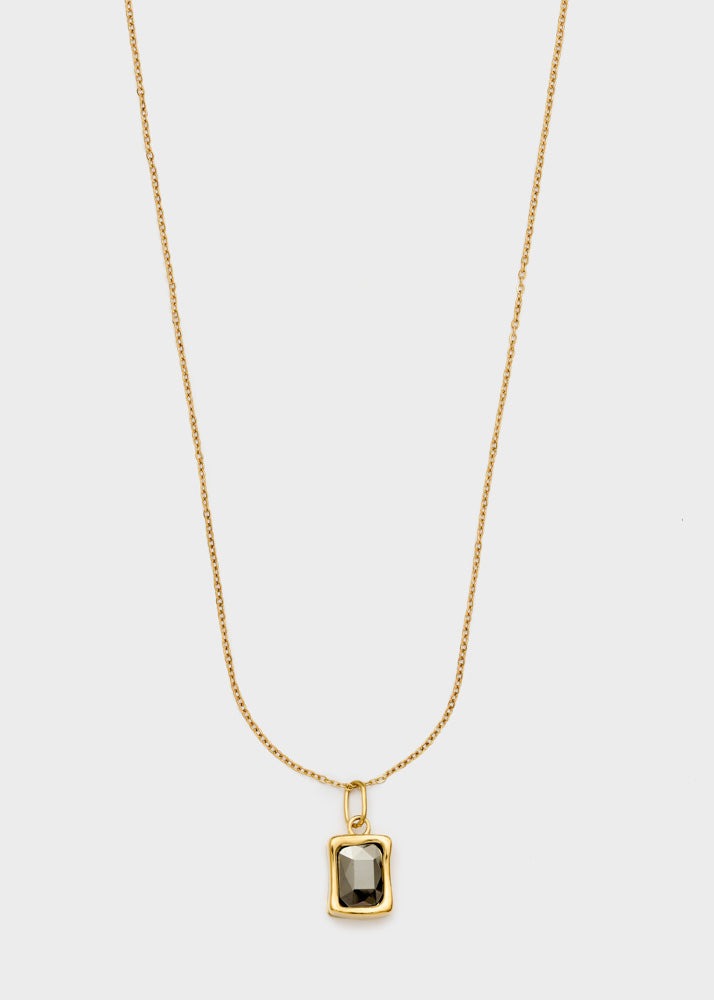 Collana con pietra Nalì EMCL1343 Ematite/Oro Donna