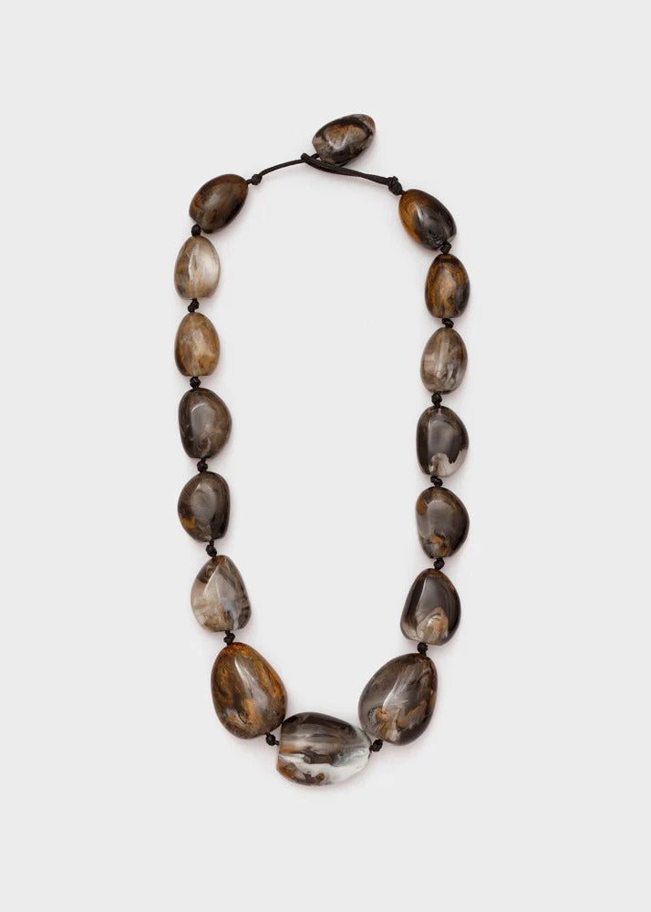 Collana Nalì Gaia Over EMCL1267 Nero Donna