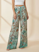 Pantaloni stampati SS64125KF Aggel Multicolore 