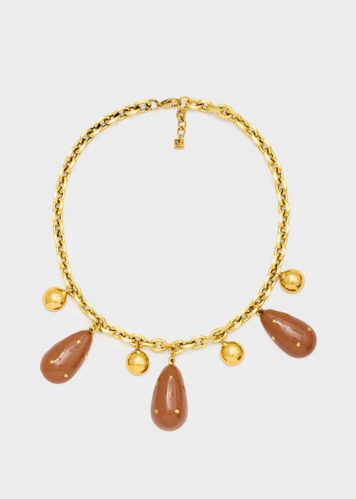 Collana Nalì Juls EMCL1302 Marrone Donna
