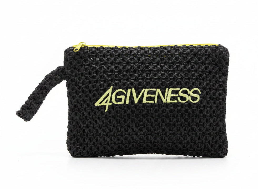 Pochette 4Giveness Ricamo 126WACPO6173 in cartapaglia Donna