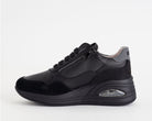 Sneakers con zeppa Keys K-13610 Black