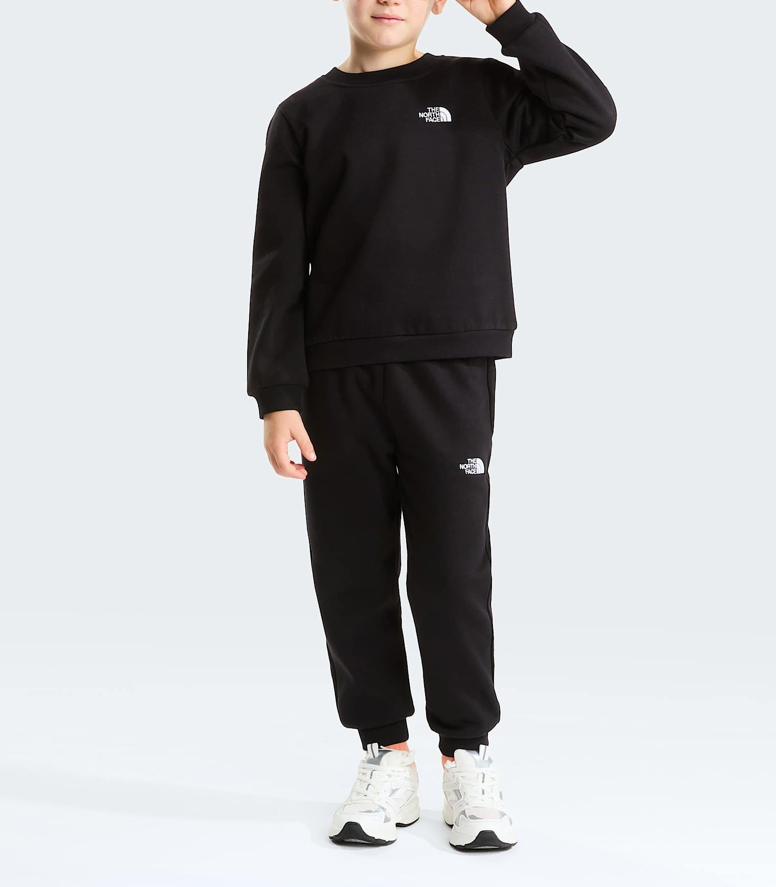 Completo tuta The North Face Set Evolution Simple Dome Crew NF0A8H5CJK3 Nero Unisex bambino