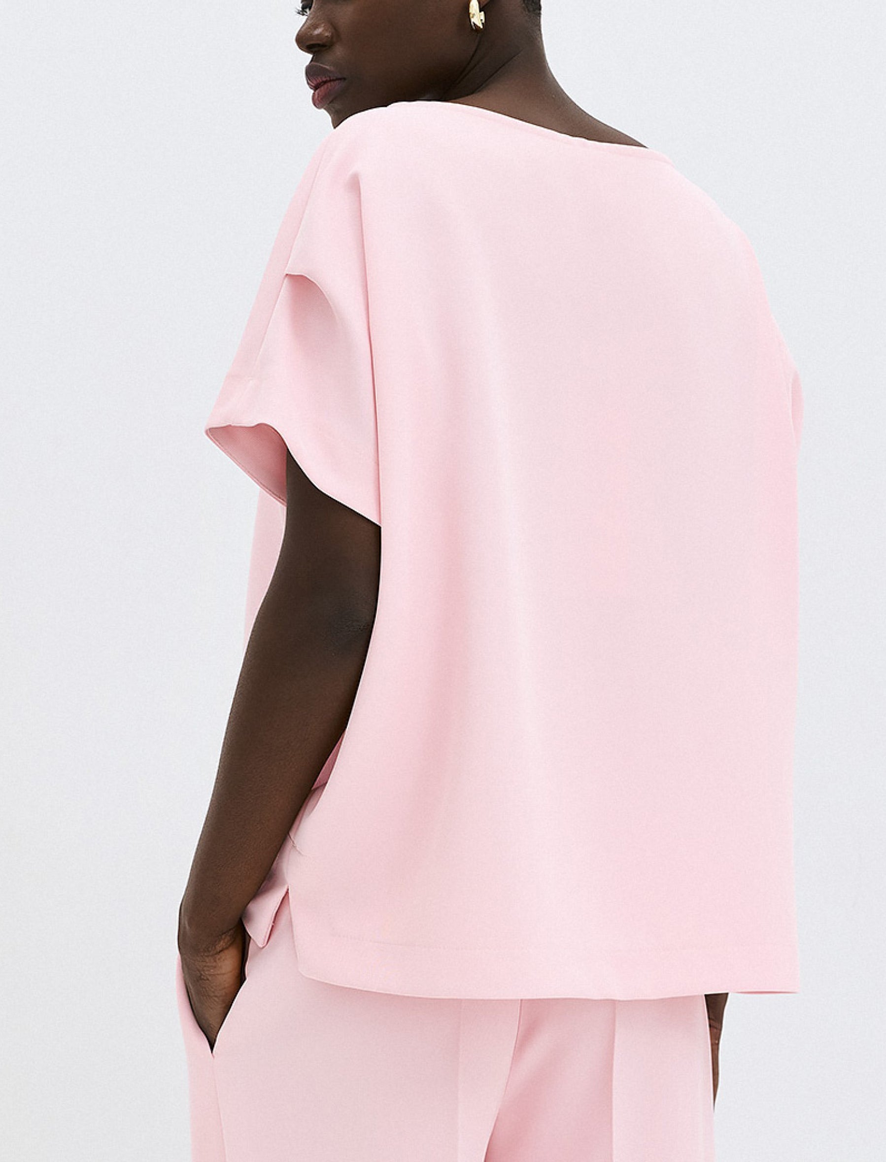 Blusa con pieghe sul retro Access Fashion 63-2601-282 Pink