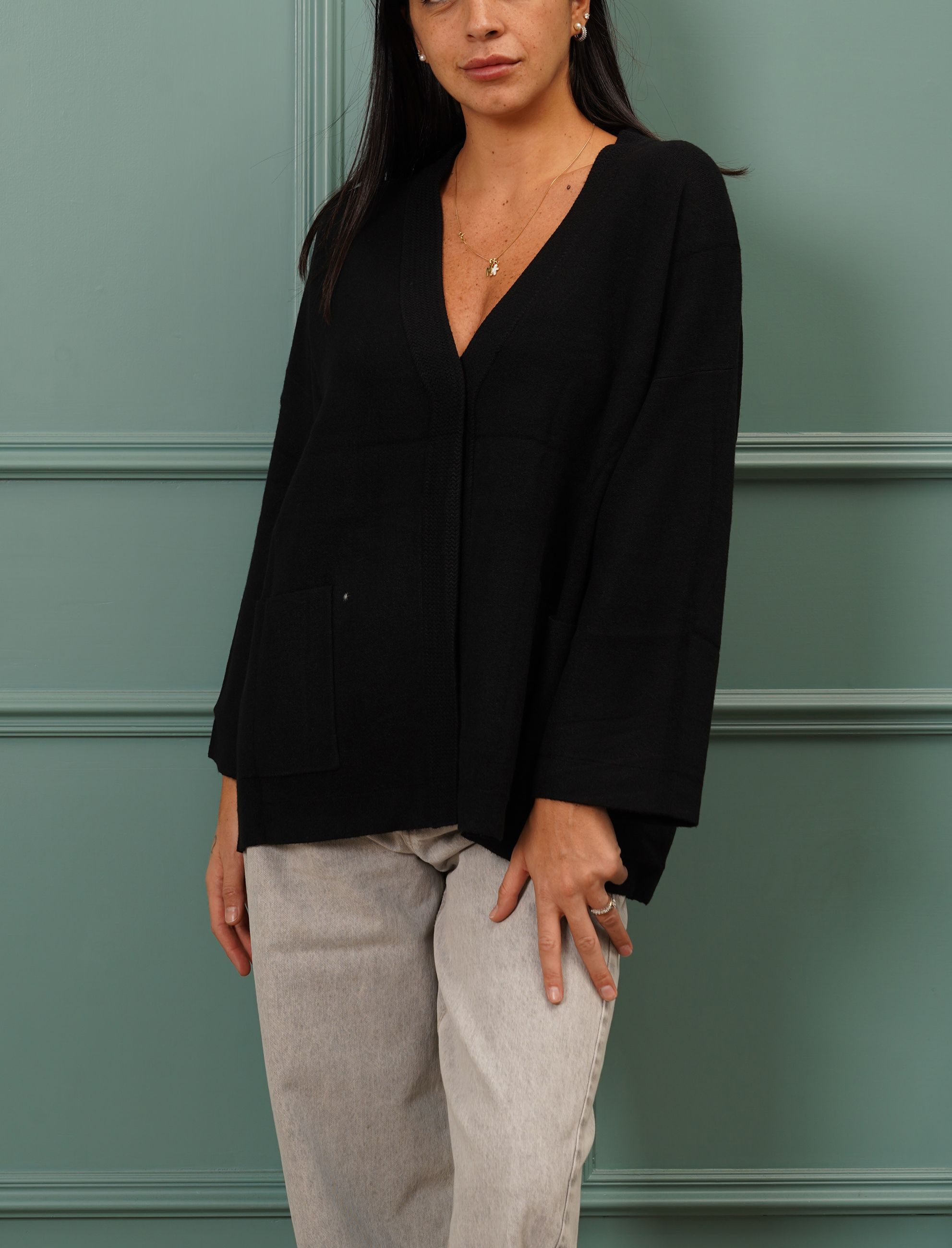 Cardigan manica larga BB GLAMOUR JN1023 Donna